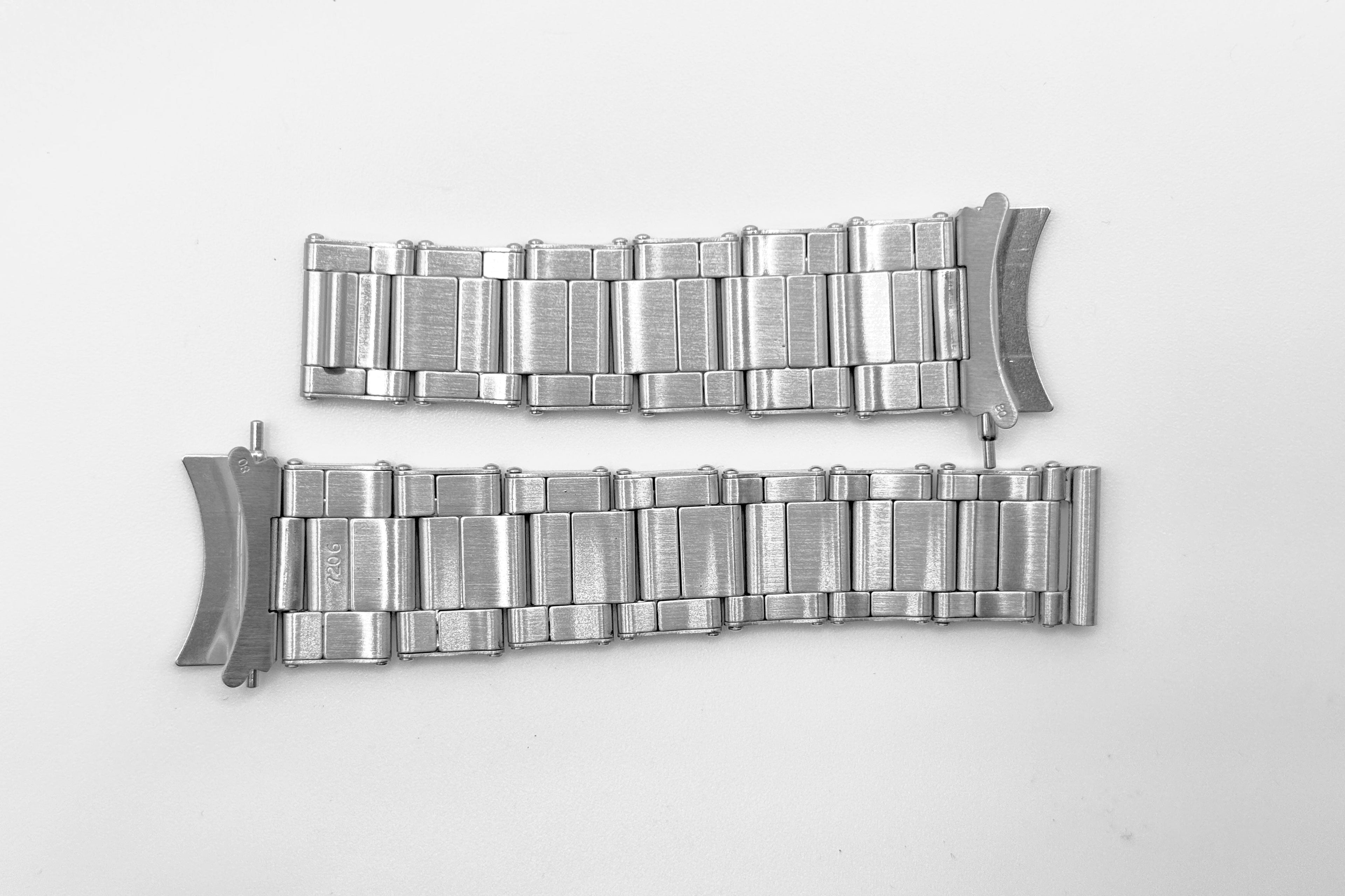 Oyster Rivet Bracelet 7206 with 80 End Links for Rolex
