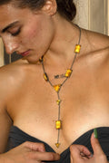 Slink Y-Chain in Golden (Silver)