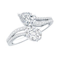 Certified Lab Grown Diamond Toi Et Moi Engagement Ring
