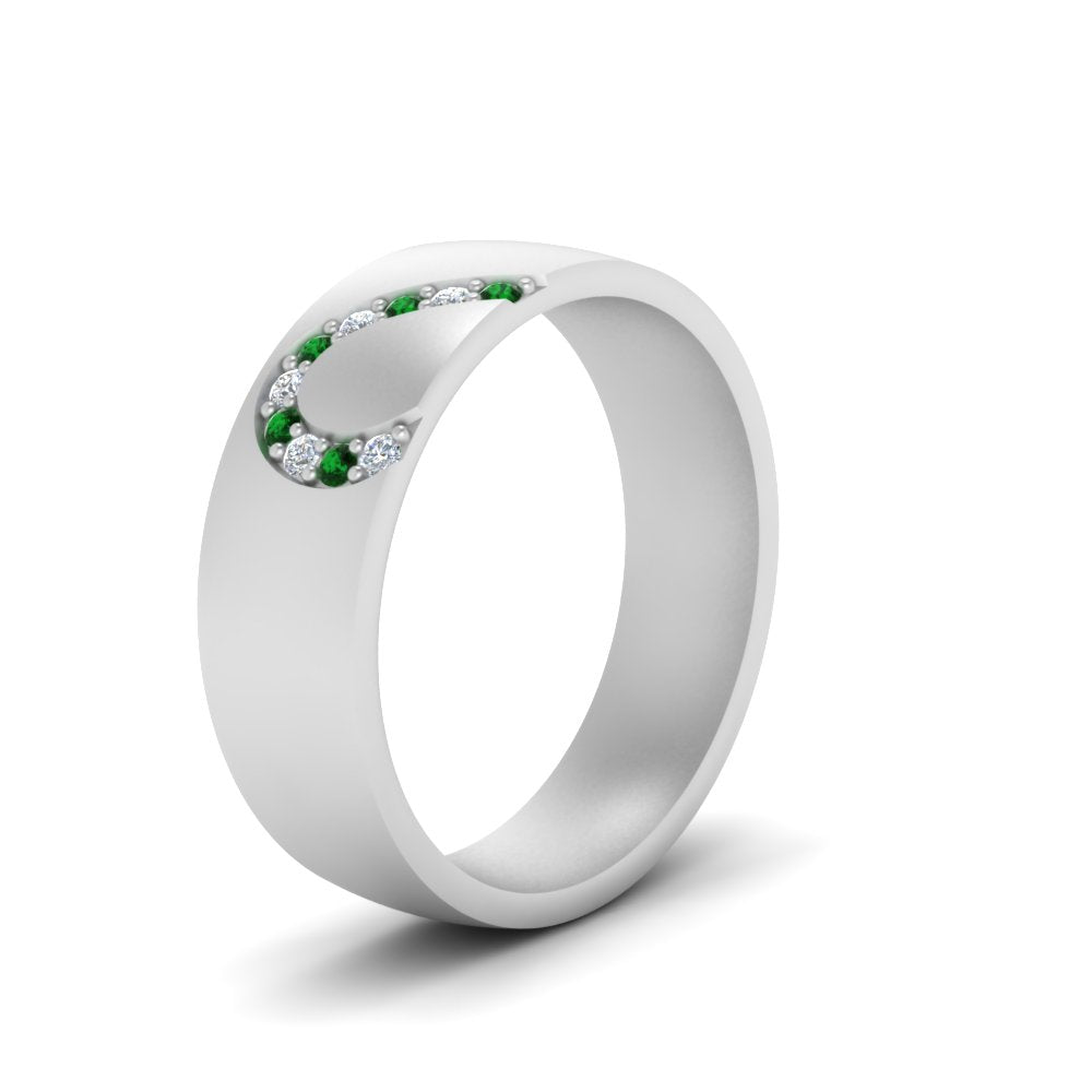 Mens Anniversary Band With Diamonds