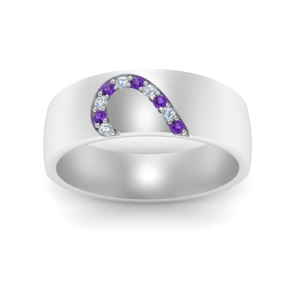 Mens Anniversary Band With Diamonds