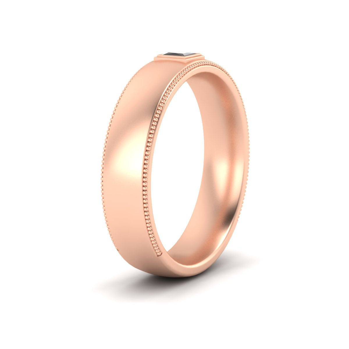Princess Cut Mens Comfort Fit Promise Ring